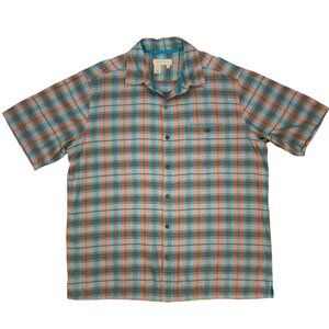 The Territory Ahead Button Front Shirt XL Plaid Short Sleeve